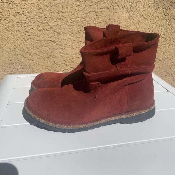 Birkenstock Luton port wine suede boots size 37 L - Picture 4 of 16